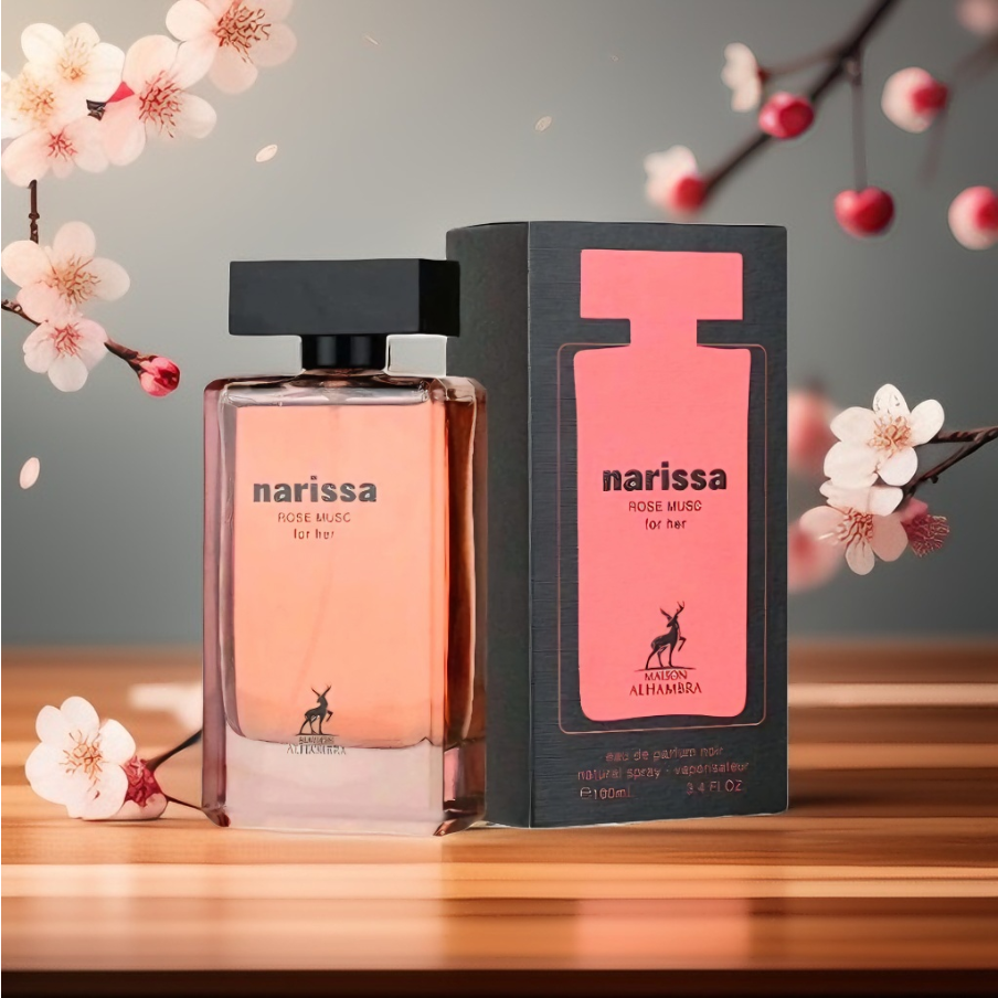 Narissa Rose Musc by Maison Alhambra: A Floral Elegance with Lasting Charm