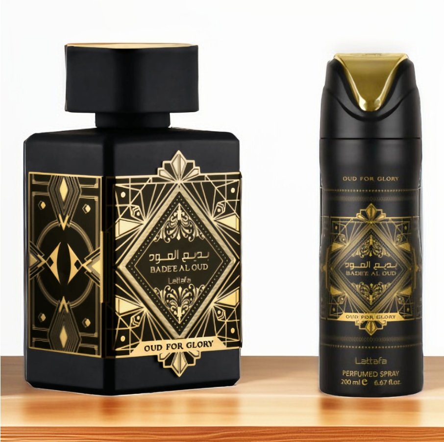 Badee Al Oud Oud For Glory Gift Set🎁 - A Luxury Fragrance For Men And Women