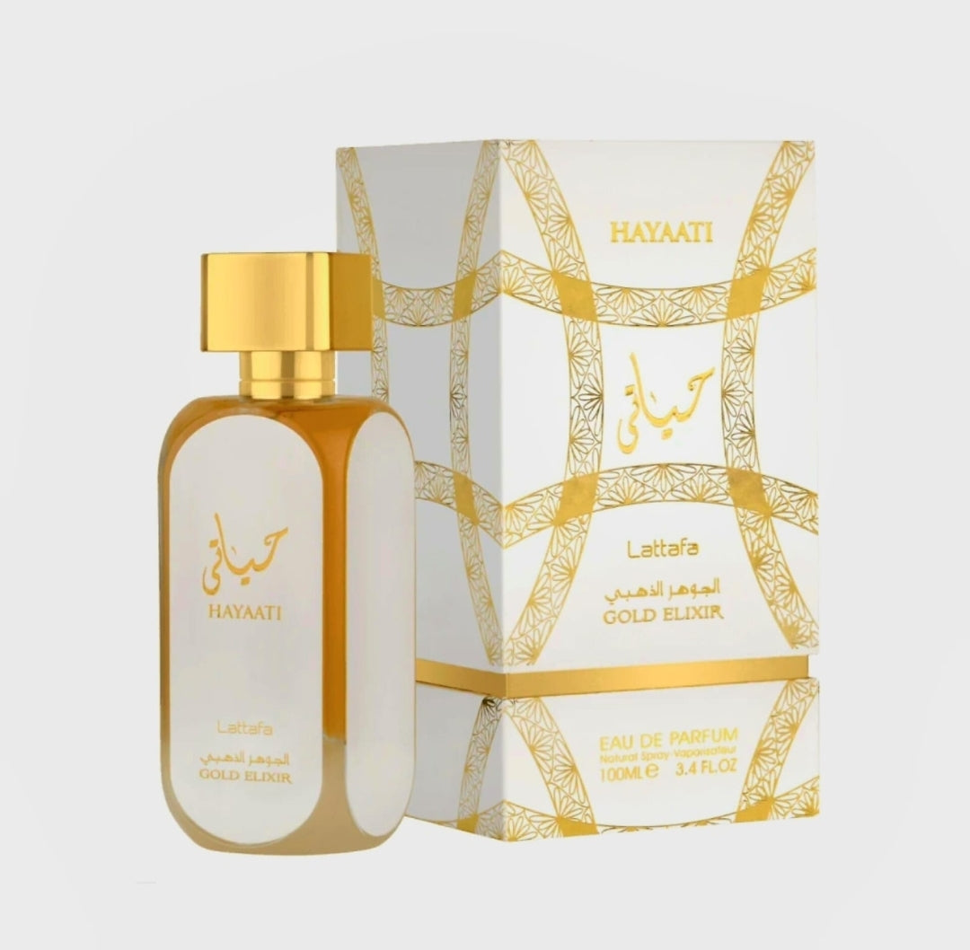 Hayaati Gold Elixir 100ml Lattafa - Top Perfume For Men And Women