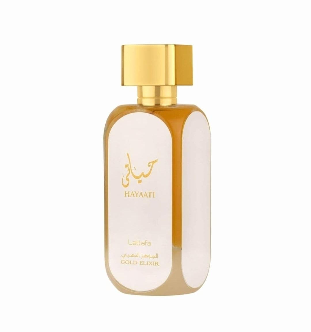 Hayaati Gold Elixir 100ml Lattafa - Top Perfume For Men And Women