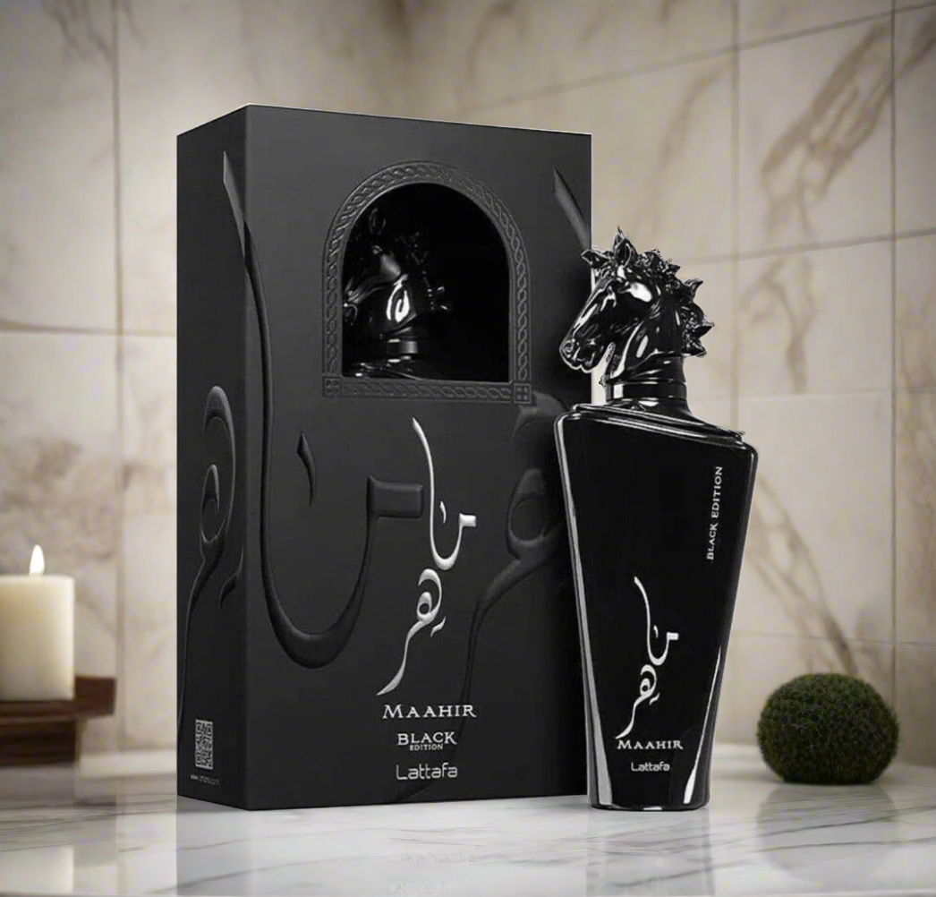 Maahir Black Edition 100ml Lattafa - Long_lasting Perfume For Men