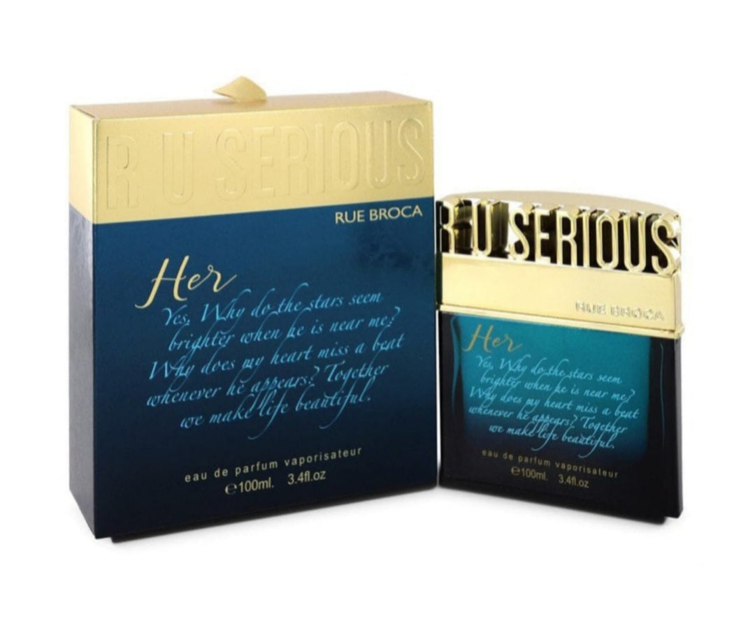 R U Serious Her 100ml Rue Broca - Perfume For Women