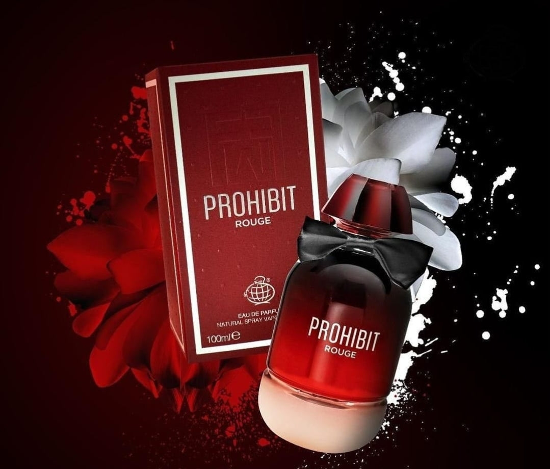 Prohibit Rouge 100ml Fragranceworld - Perfume For Women