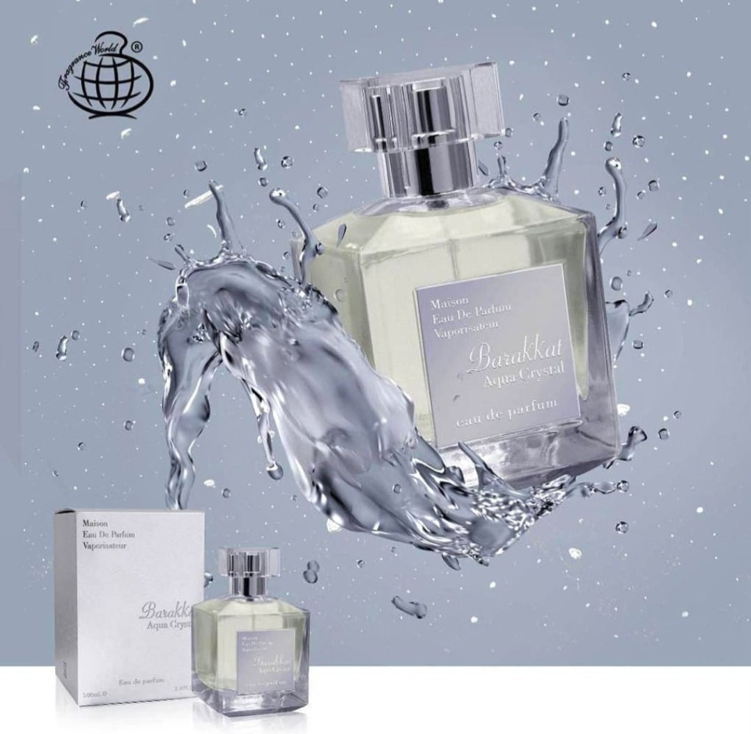 Barakkat Aqua Crystal 100ml Fragranceworld - Perfume For Men And Women