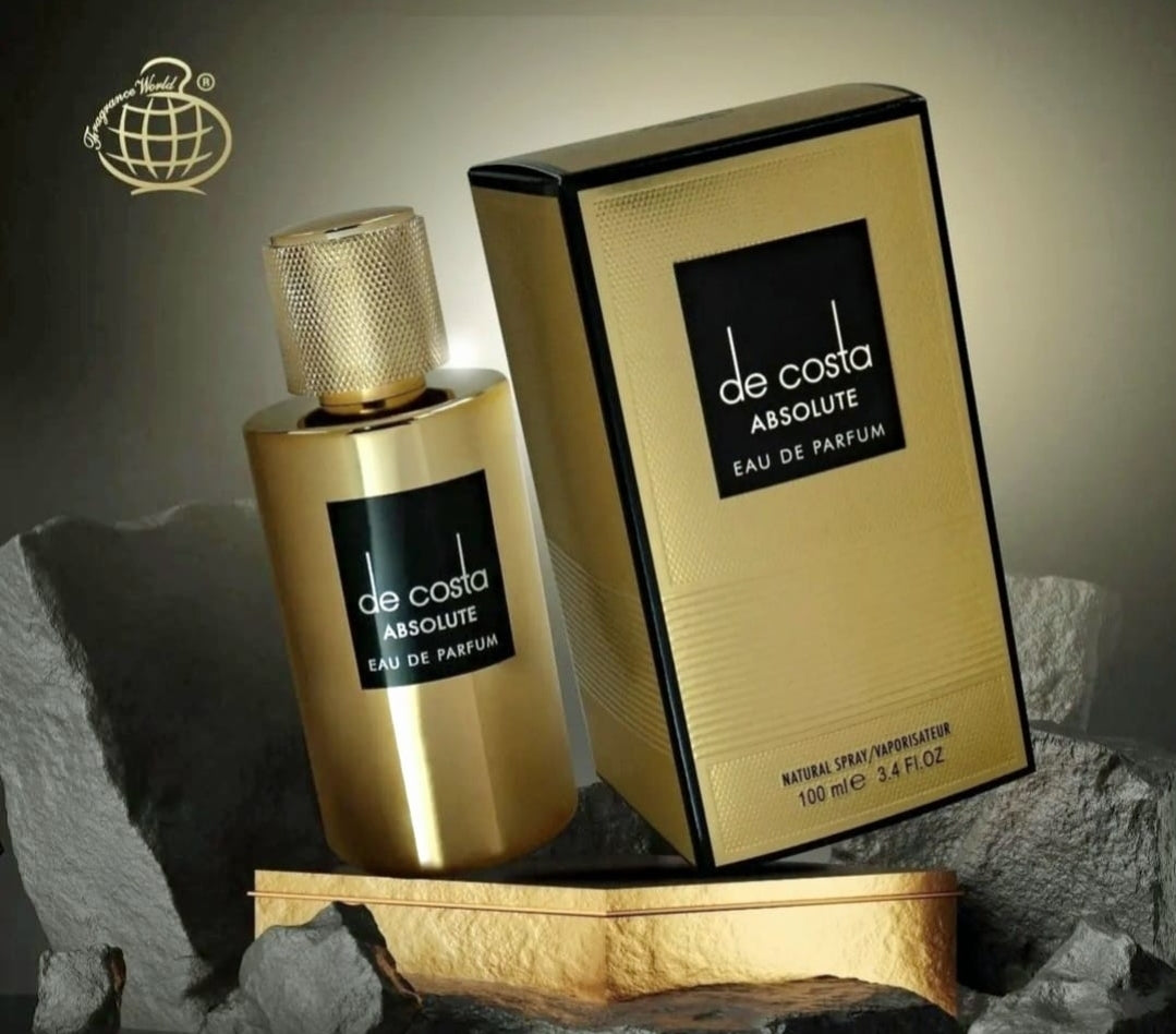 De Costa Absolute 100ml Fragranceworld - Perfume For Men