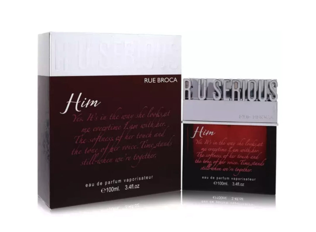 R U Serious Him 100ml Rue Broca - Perfume For Men