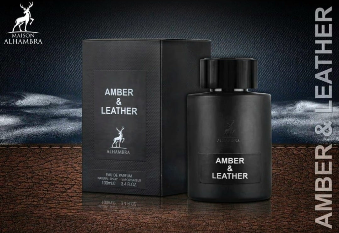 Amber & Leather 100ml Maison Alhambra - A Charming Fragrance For Men