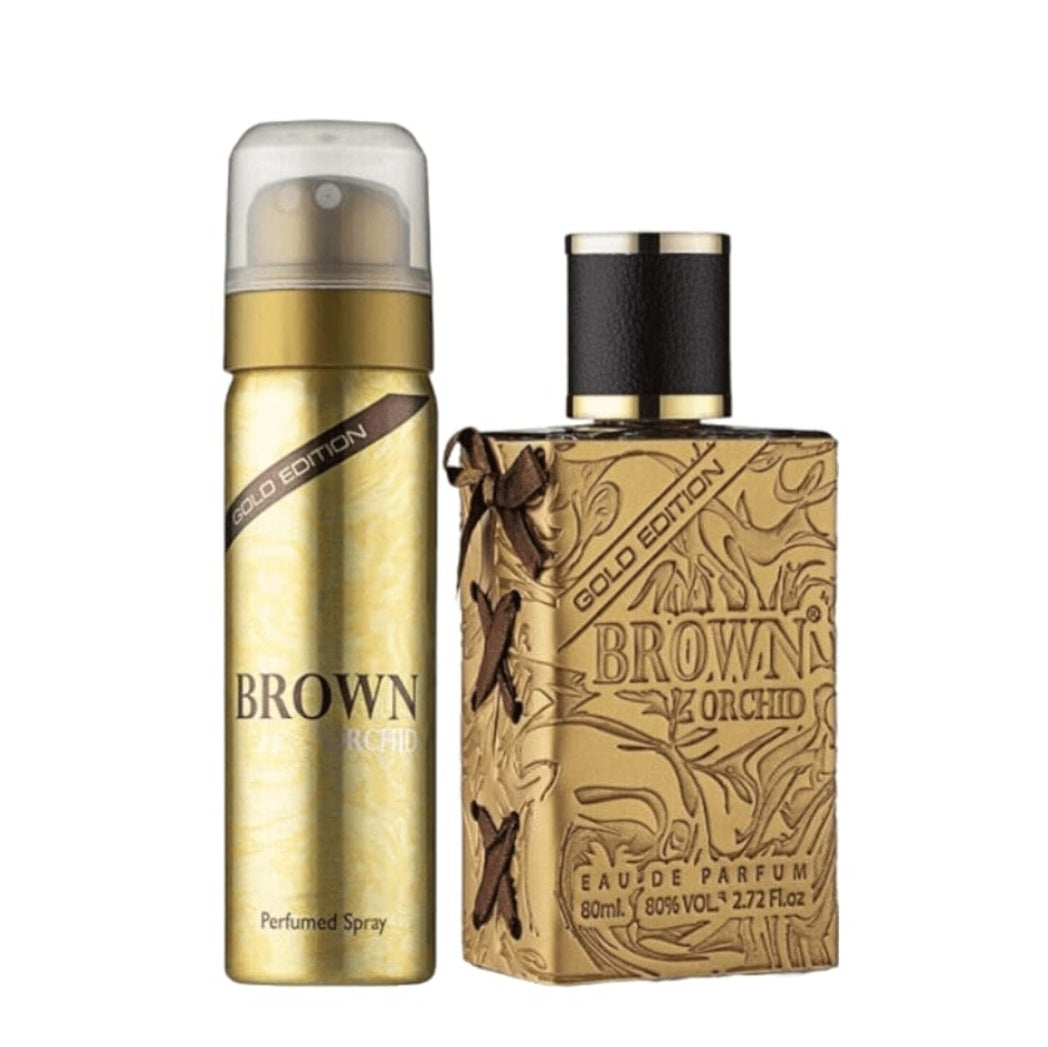 Brown Orchid Gold Edition 80ml Fragranceworld - Perfume For Men And Women