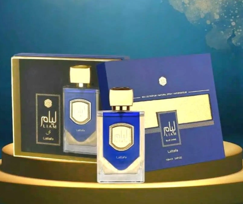 Liam Blue Shine 100ml Lattafa - Long_lasting Perfume For Men