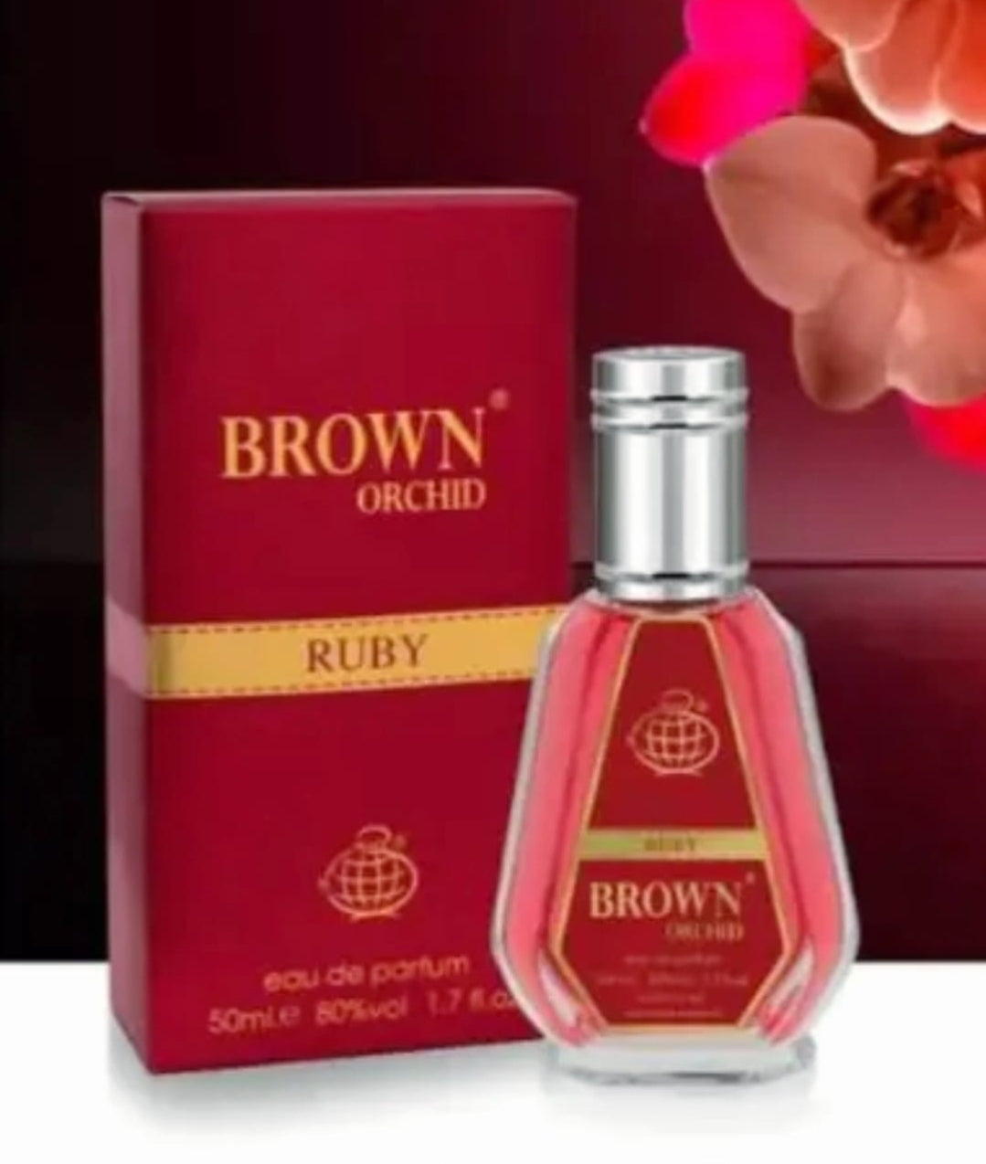 Brown Orchid Ruby 50ml Fragranceworld - Perfume For Women