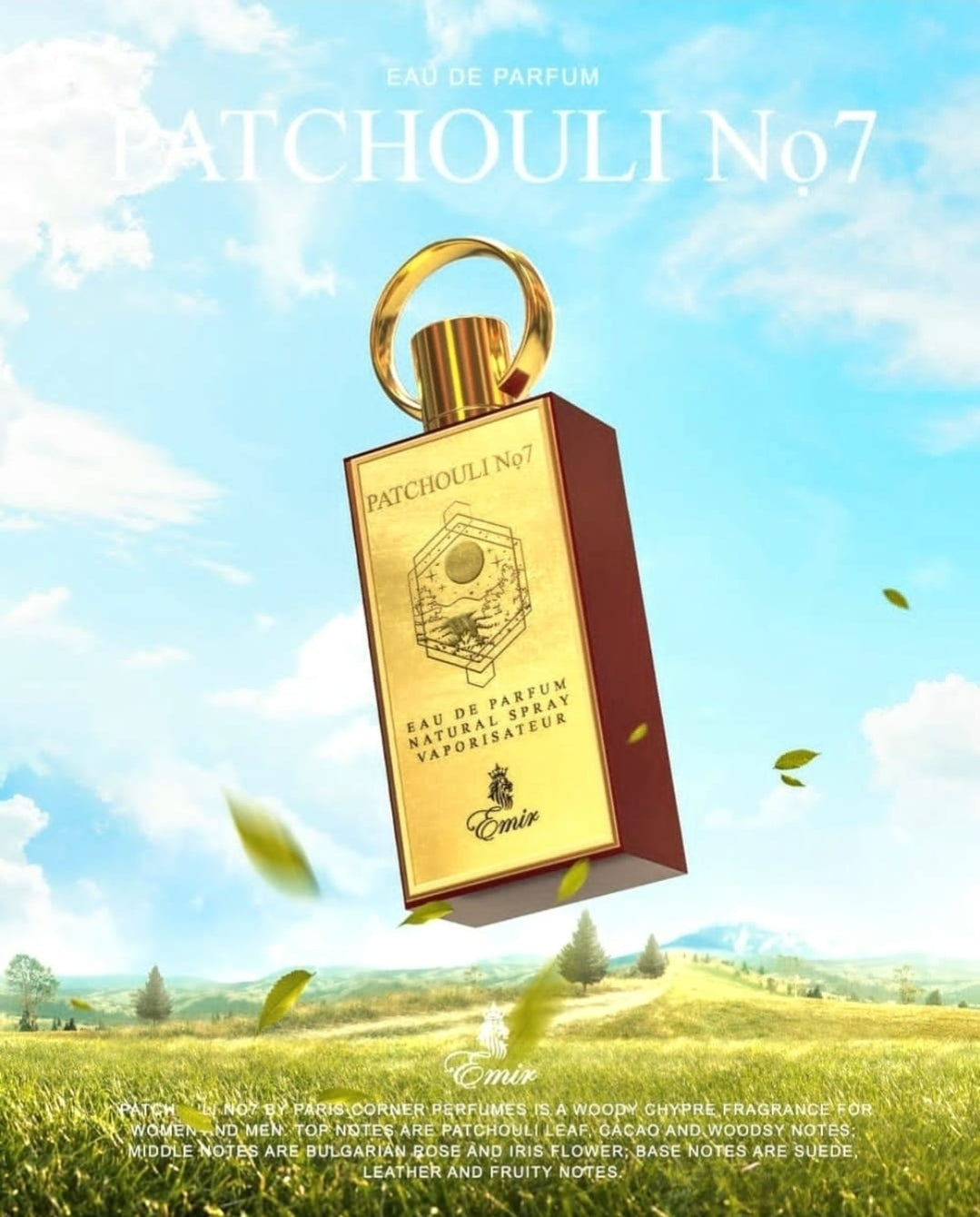 Patchouli No 7 100ml Emir - Perfume For Men And Women