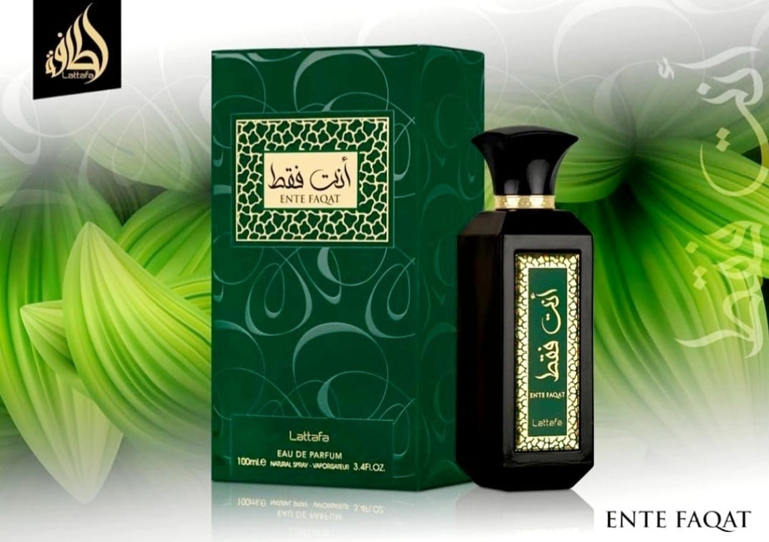 Ente Faqat 100ml Lattafa - Perfume For Men And Women