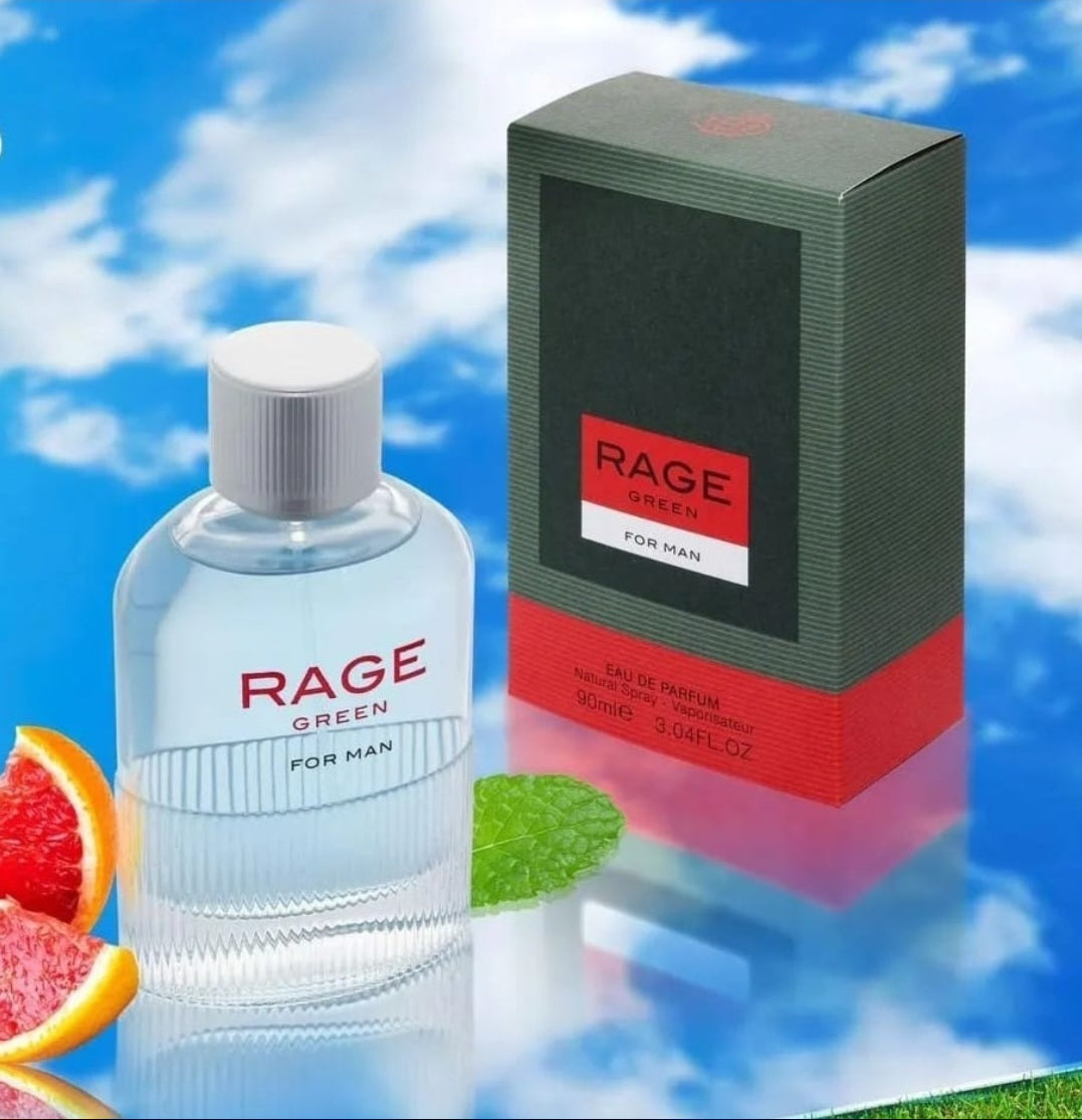 Rage Green 90ml Fragranceworld - Perfume For Men