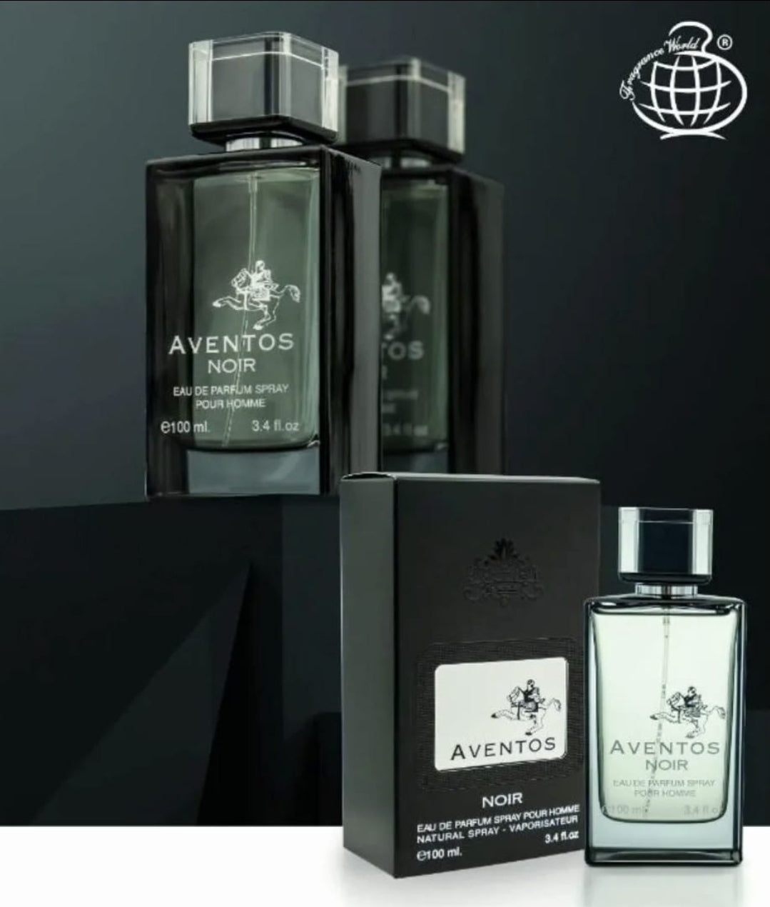 Aventos Noir 100ml Fragranceworld - A Charming Perfume For Men