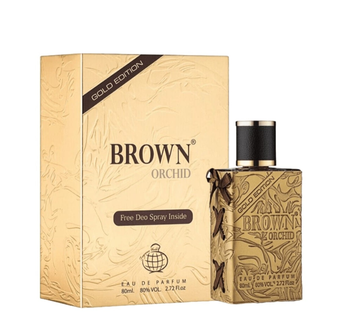 Brown Orchid Gold Edition 80ml Fragranceworld - Perfume For Men And Women